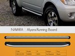 Пороги алюминиевые (Alyans) Nissan Navara (2005-)   ― KARTER.INFO интернет магазин авто запчастей и аксессуаров