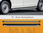 Пороги алюминиевые (Alyans) Volkswagen T5 / Caravelle/Trans. (короткая база) ― KARTER.INFO интернет магазин авто запчастей и аксессуаров
